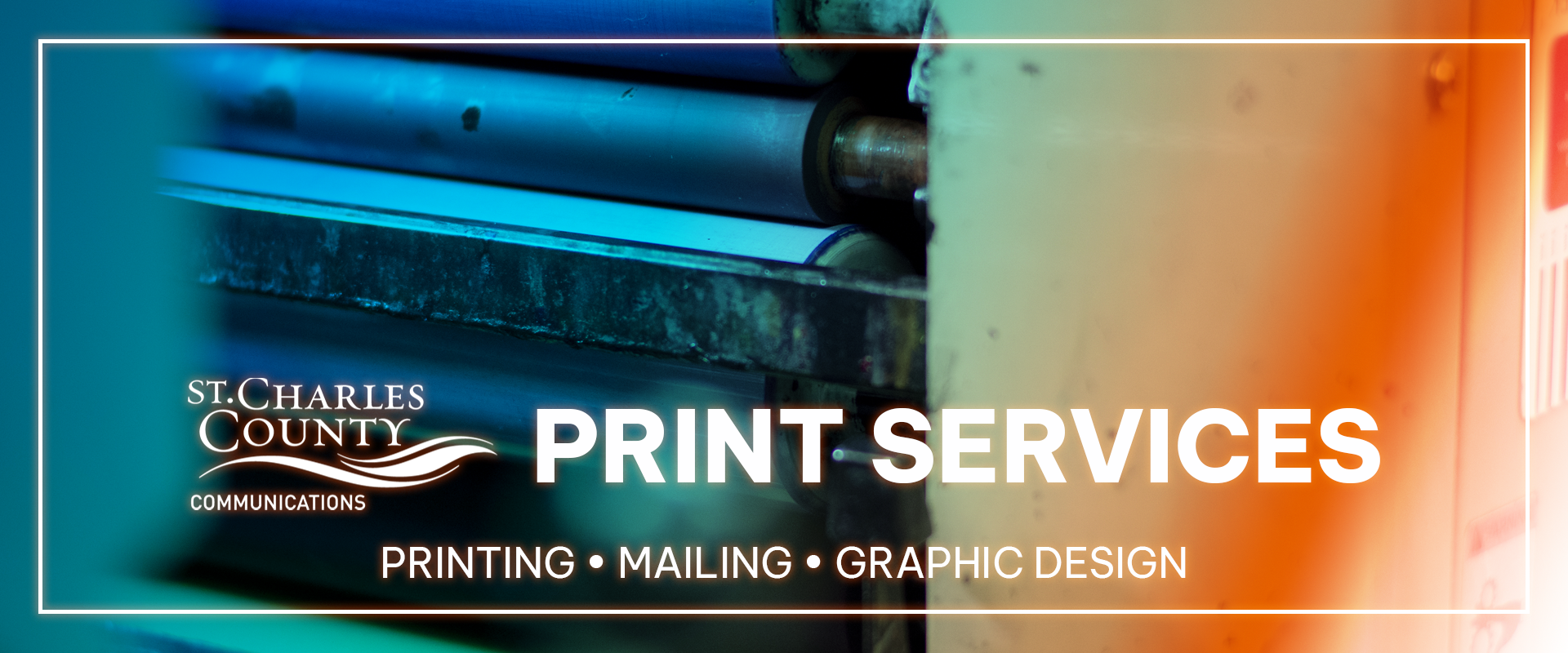 Header: St. Charles County Print Services